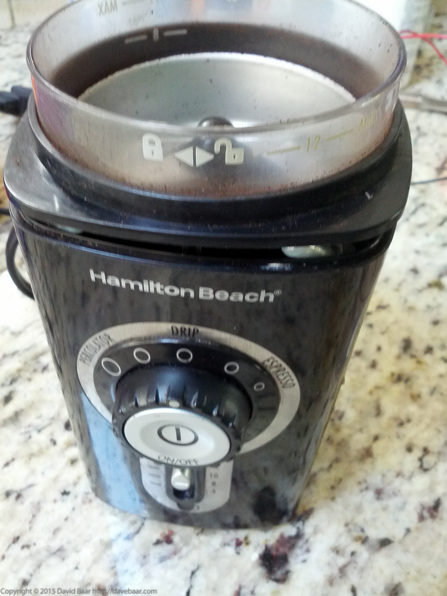 Fixing a Hamilton-Beach Coffee Grinder « Flounderings