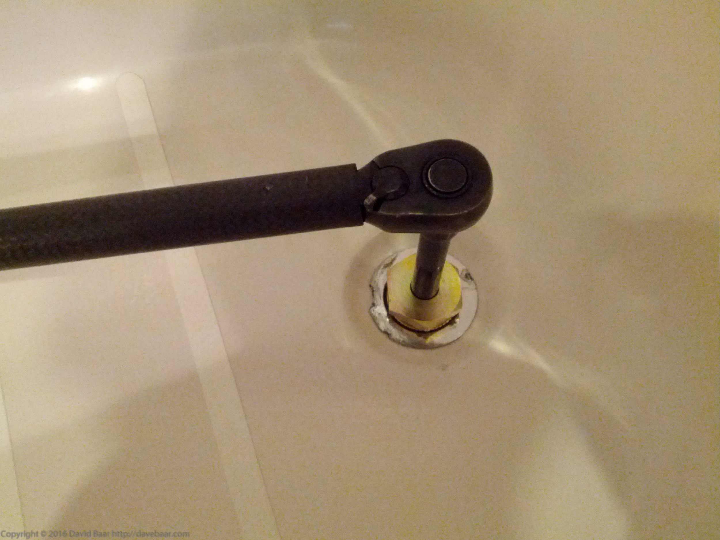 Removing a Bathtub Drain That Has Broken Crossbars « Flounderings